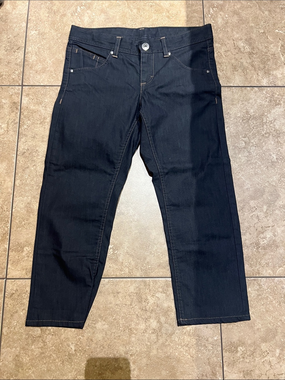 Athleta Men's Straight-Leg Jeans in Navy